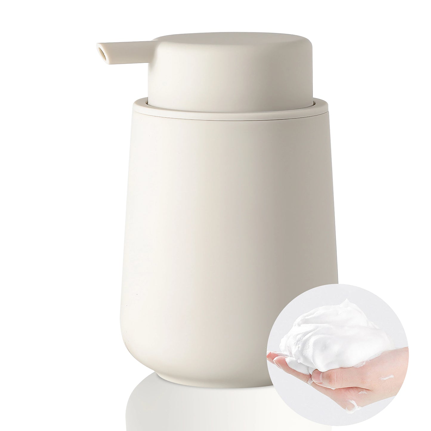 Distributeur Savon Mousse Minimaliste Gris - 320ml