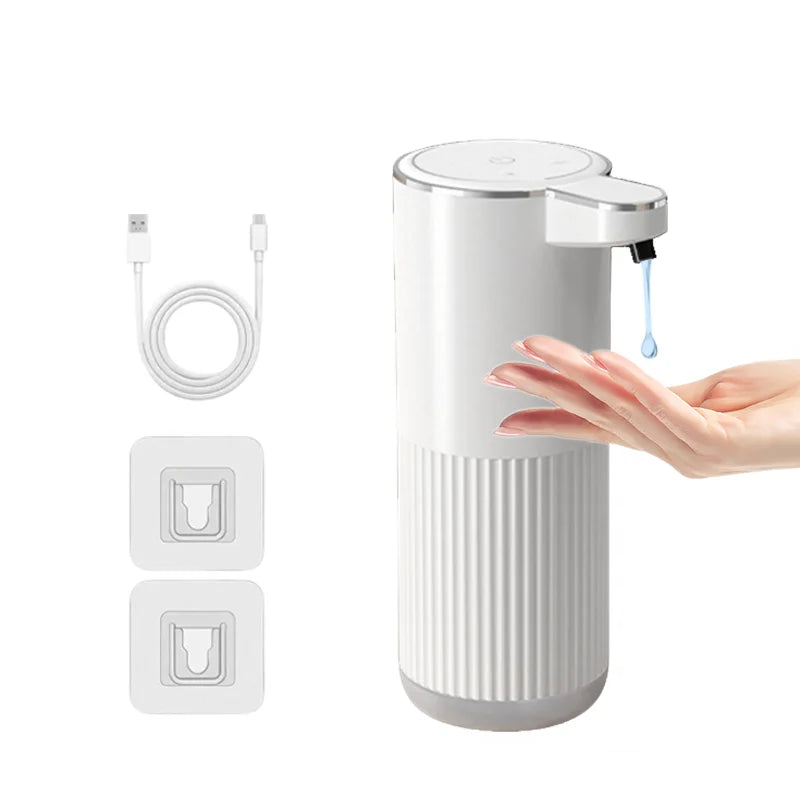 Distributeur Savon Automatique 360ml Blanc - Gel