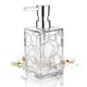 Distributeur Savon Liquide Transparent Acrylique Pompe Anti-Rouille