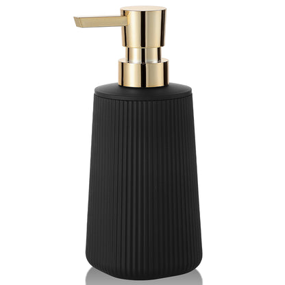 Distributeur Savon Rayé Mat Gris Clair - 250ml