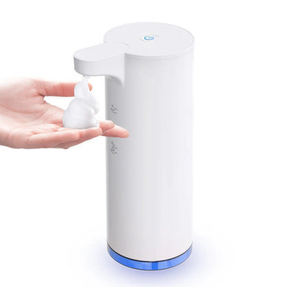 Distributeur Savon Automatique Inox avec Éclairage LED Cuisine et Salle de Bain