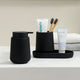 Set Salle de Bain 3 Pièces Distributeur Savon Design Minimaliste