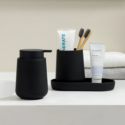 Set Salle de Bain 3 Pièces Blanc Minimaliste - 320ml