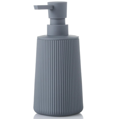 Distributeur Savon Rayé Mat Blanc - 250ml