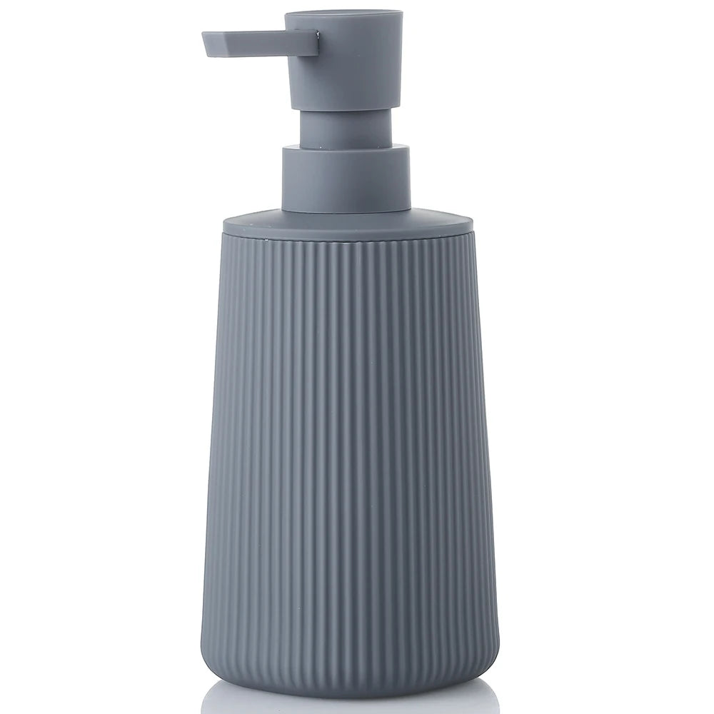 Distributeur Savon Rayé Mat Bleu - 250ml