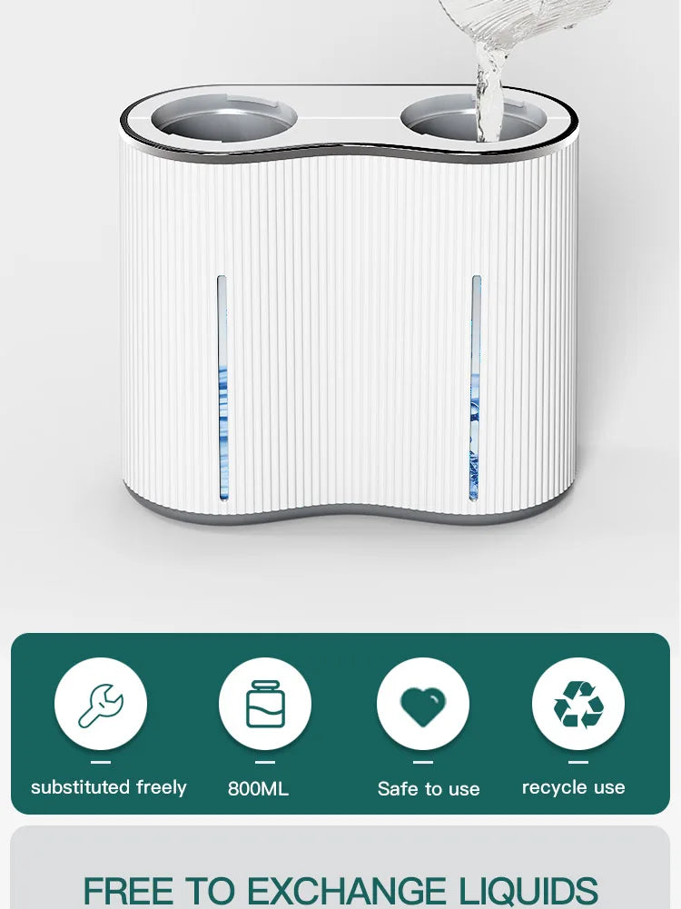 Distributeur électrique de savon double tête sans contact pour lavage des mains
