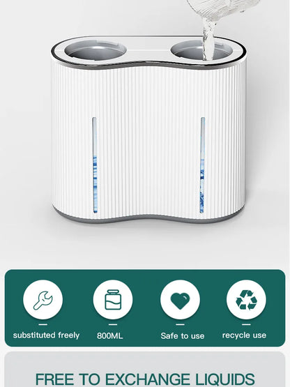 Distributeur électrique de savon double tête sans contact pour lavage des mains