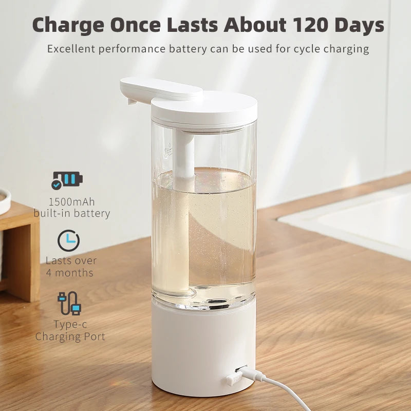 Distributeur Savon Cuisine Automatique 550ml USB - Modèle X4C